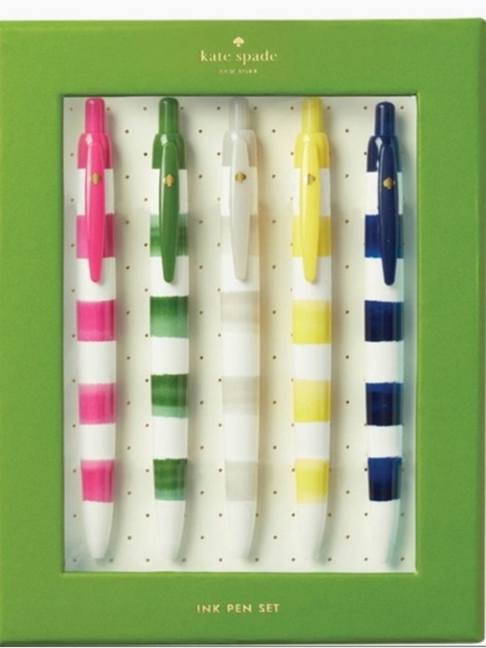 Kate Spade New York Rugby Stripe Ink Pens
